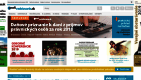 What Profivzdelavanie.sk website looked like in 2019 (5 years ago)