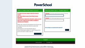 What Powerschool.ecsd.net website looked like in 2019 (5 years ago)