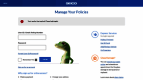 What Portfolio.geico.com website looked like in 2019 (5 years ago)