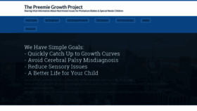 What Preemiegrowthproject.org website looked like in 2019 (5 years ago)