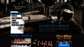 What Paintballdenhaag.nl website looked like in 2019 (5 years ago)