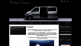 What Pacifique-transport.com website looked like in 2019 (5 years ago)