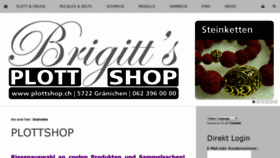 What Plottshop.ch website looked like in 2019 (5 years ago)