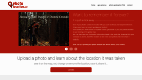 What Photo-location.net website looked like in 2019 (5 years ago)