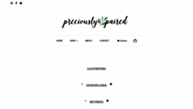 What Preciouslypaired.com website looked like in 2019 (6 years ago)