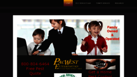 What Pacwestexterminators.com website looked like in 2019 (5 years ago)