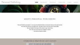 What Personalpublishing.co.za website looked like in 2019 (5 years ago)
