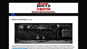 What Pasosalaizquierda.com website looked like in 2019 (5 years ago)