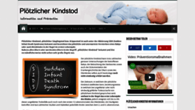 What Ploetzlicher-kindstod.com website looked like in 2019 (5 years ago)