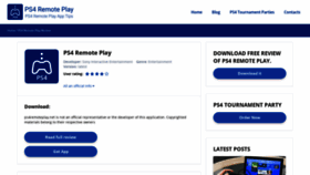 What Ps4remoteplay.net website looked like in 2019 (5 years ago)