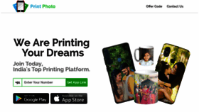 What Printphoto.in website looked like in 2019 (5 years ago)