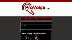What Provoice.com website looked like in 2019 (5 years ago)