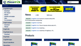 What Progdvb.com website looked like in 2019 (5 years ago)
