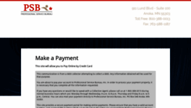What Prosbpayment.net website looked like in 2019 (5 years ago)