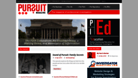 What Pursuitmag.com website looked like in 2019 (5 years ago)