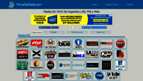 What Portalderadio.com website looked like in 2019 (5 years ago)