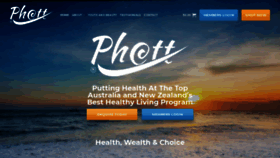 What Puttinghealthatthetop.com website looked like in 2019 (5 years ago)