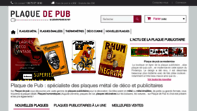 What Plaque-de-pub.com website looked like in 2019 (5 years ago)