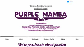What Purplemambaclub.com website looked like in 2019 (5 years ago)