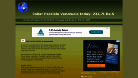 What Paralelovenezuela.com website looked like in 2019 (5 years ago)