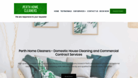 What Perthhomecleaners.com.au website looked like in 2019 (5 years ago)