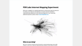 What Pdrlabs.net website looked like in 2019 (5 years ago)