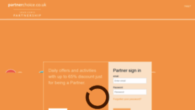 What Partnerchoice.co.uk website looked like in 2019 (5 years ago)