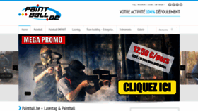 What Paintball.be website looked like in 2019 (5 years ago)