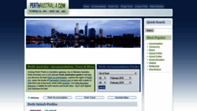 What Perth-australia.com website looked like in 2019 (5 years ago)