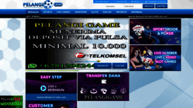 What Pelangigame.com website looked like in 2019 (5 years ago)