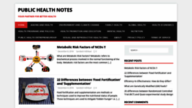 What Publichealthnotes.com website looked like in 2019 (5 years ago)