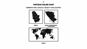 What Partizanshop.rs website looked like in 2019 (5 years ago)