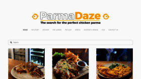 What Parmadaze.com website looked like in 2019 (5 years ago)