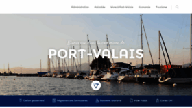 What Port-valais.ch website looked like in 2019 (5 years ago)