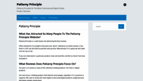 What Patlarnyprinciple.com website looked like in 2019 (5 years ago)