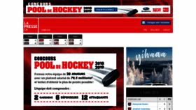 What Poolhockey.lapresse.ca website looked like in 2019 (5 years ago)