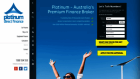 What Platinumcarloans.com.au website looked like in 2019 (5 years ago)