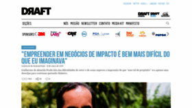What Projetodraft.com website looked like in 2019 (5 years ago)