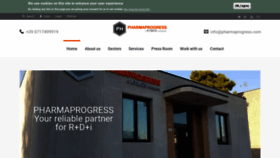 What Pharmaprogress.com website looked like in 2019 (5 years ago)