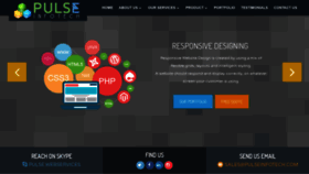 What Pulseinfotech.com website looked like in 2019 (5 years ago)