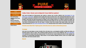 What Pureonlinegames.com website looked like in 2019 (5 years ago)