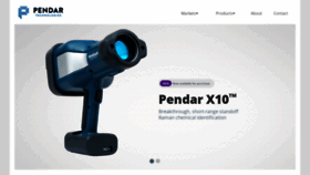 What Pendartechnologies.com website looked like in 2019 (5 years ago)