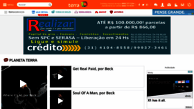 What Planetaterra.com.br website looked like in 2019 (5 years ago)