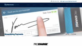 What Procharge.com website looked like in 2019 (5 years ago)