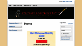 What Piperimports.com.au website looked like in 2019 (5 years ago)