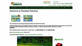 What Paradiserobotics.com website looked like in 2019 (5 years ago)