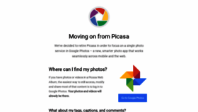 What Picasa.google.co.nz website looked like in 2019 (5 years ago)