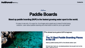 What Paddleboards.com website looked like in 2019 (5 years ago)