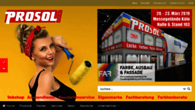 What Prosol-farben.de website looked like in 2019 (5 years ago)