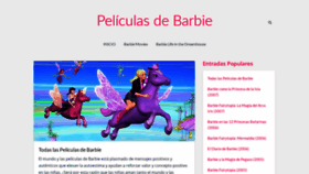 What Peliculasdebarbie.com website looked like in 2019 (5 years ago)